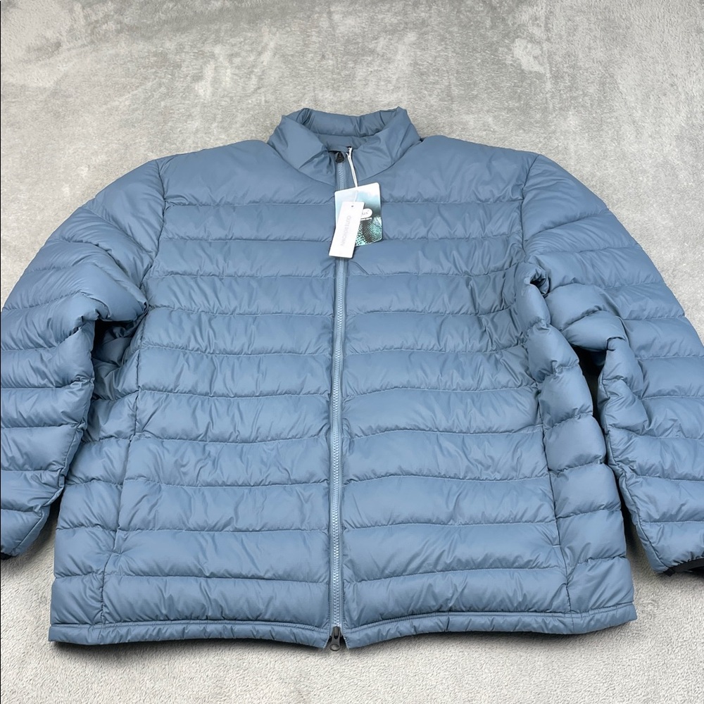 NEW Outerknown XXL 100% Down Mens Blue Puffer Jacket‎